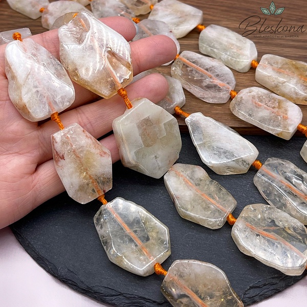 Цитрин плоский фриформ (27-40)*(17-30) мм