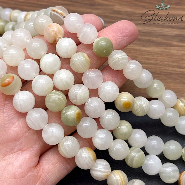 Оникс зеленый 10 мм 