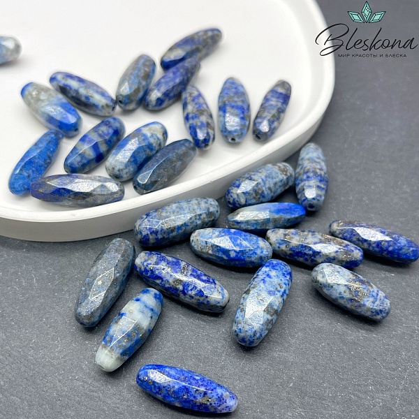 Лазурит овал огранка (23-25)*(8-10) мм штучно