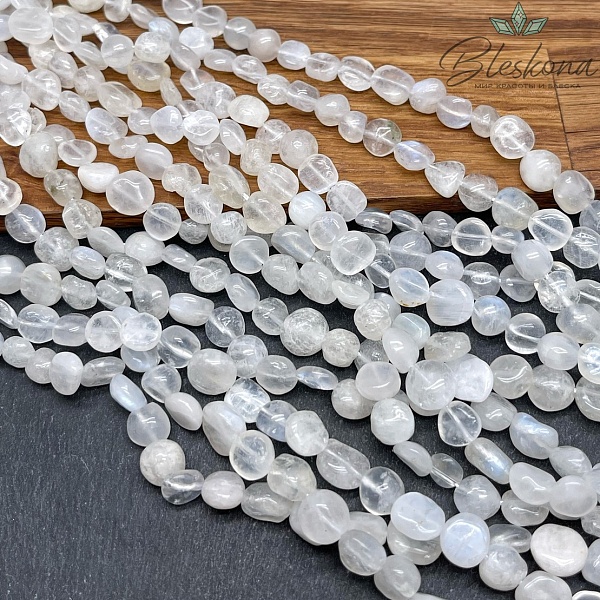 Лунный камень галтовка 6-9 мм 