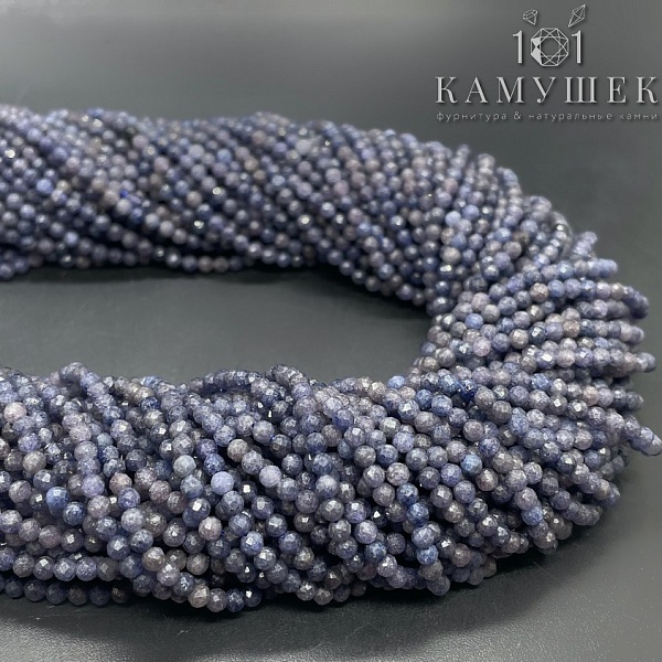 Сапфировый корунд микроогранка 2 мм 