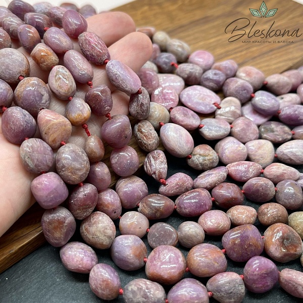 Рубин галтовка 11-12 мм