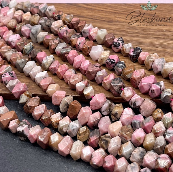Родонит фриформ огранка (9-10)*(9-11) мм