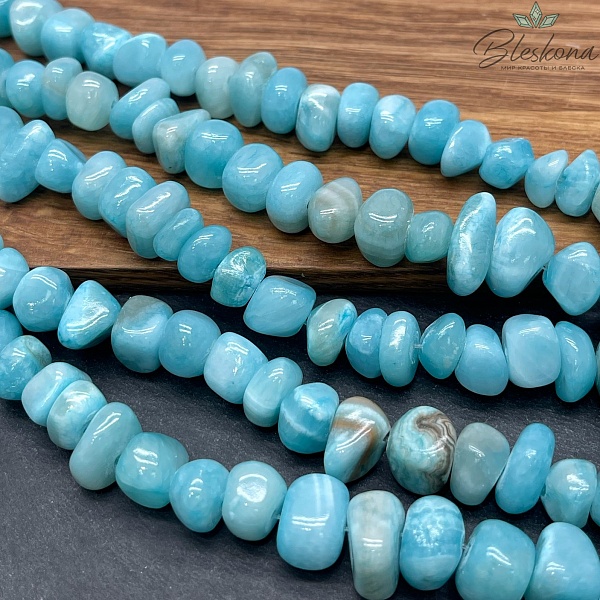 Оникс фриформ голубой (6-10)*(10-15) мм