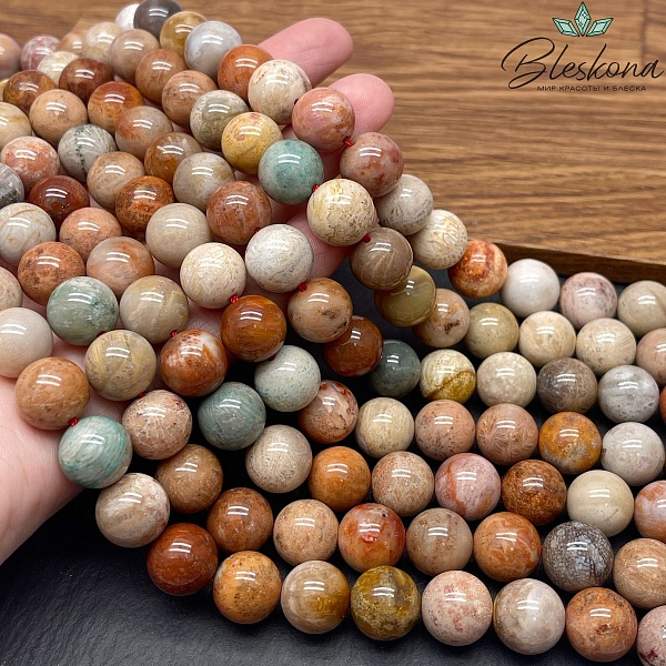 Окаменелый коралл Петоски №2 12 мм