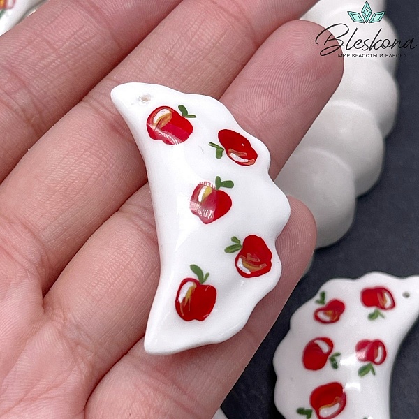 40*23 мм Подвеска Вареник с яблоком