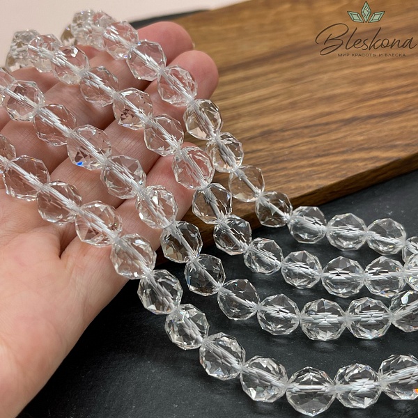 Горный хрусталь купная огранка 10 мм ААА