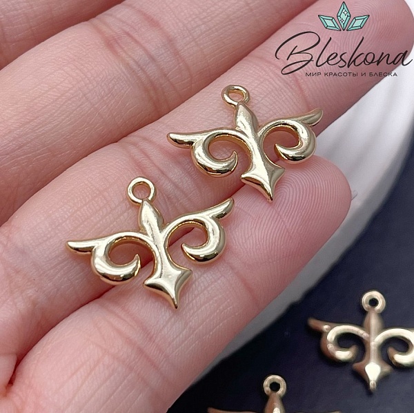 17*20,6 мм Цвет золото, Подвеска Этно №1