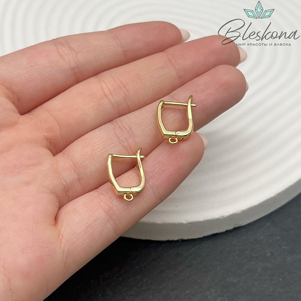 Швензы, цвет золото 10*15мм Люкс №10 