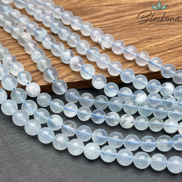 Аквамарин шар №1 8,5 мм