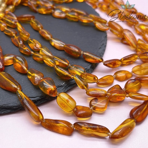 Янтарь галтовка  10-11 мм
