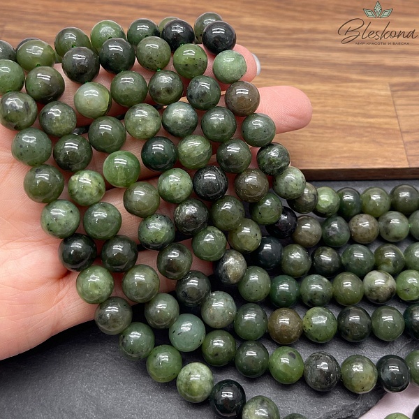 Нефрит Байкальский 10 мм