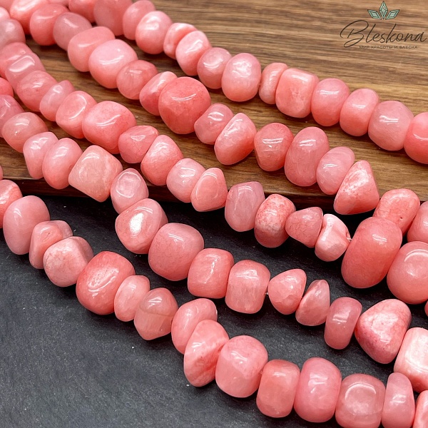 Оникс фриформ розовый (6-10)*(10-15) мм