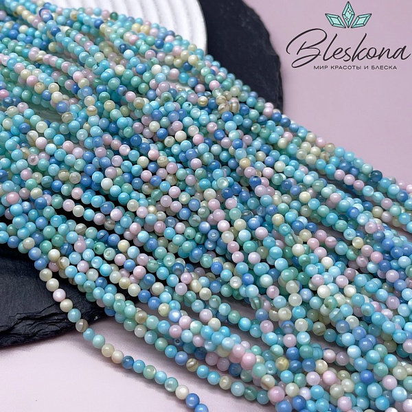 Перламутр микс №4 3 мм 