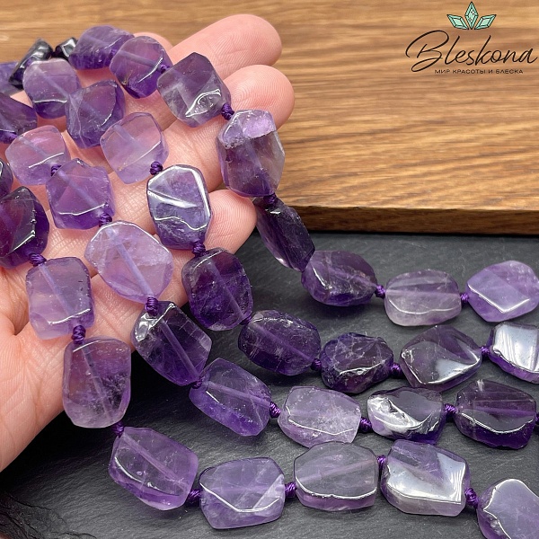 Аметист фриформ (14-15)*(10-11) мм