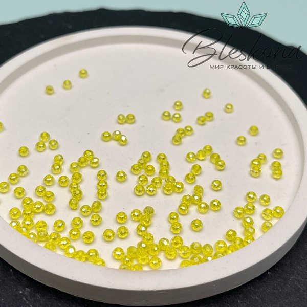 Чешское стекло №121 ⌀3мм