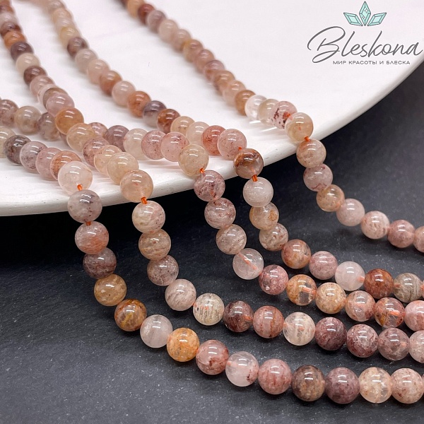  Кварц Фантомный коричневый 8 мм