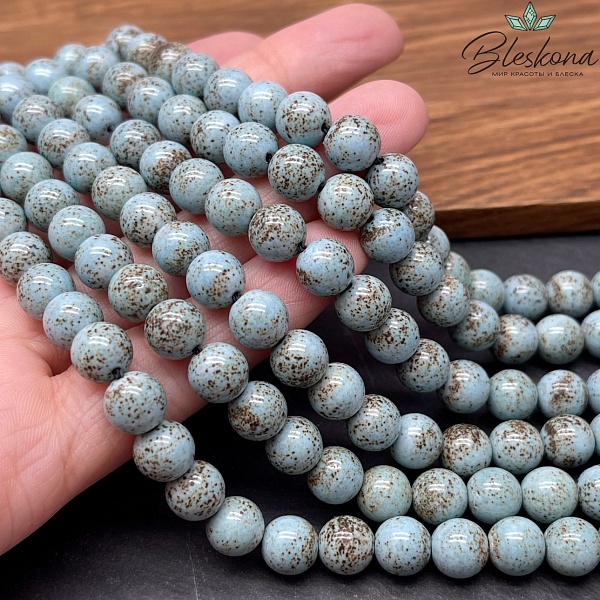 Энстатит голубой тонированный 8 мм