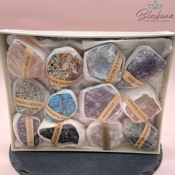 Коллекционный набор необработанных камней