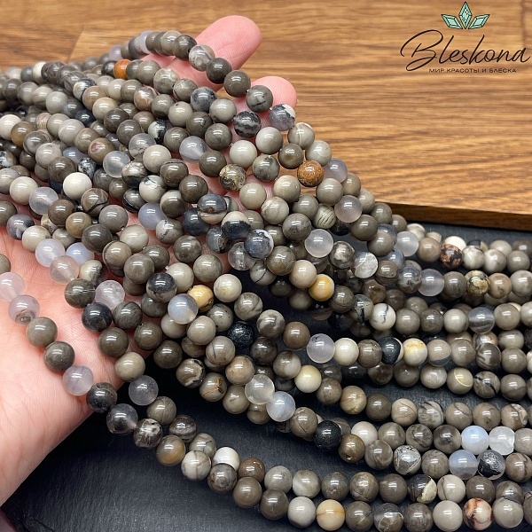 Халцедон с включениями опала 6,5 мм