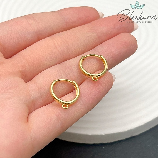 14,5мм Цвет золото, Швензы Люкс №22