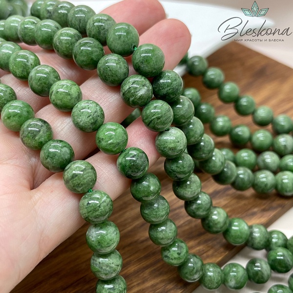  Кварц Фантомный зеленый 8,5 мм