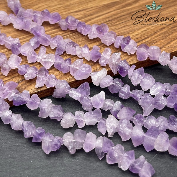 Аметист лавандовый куски (7-9)*(10-12) мм