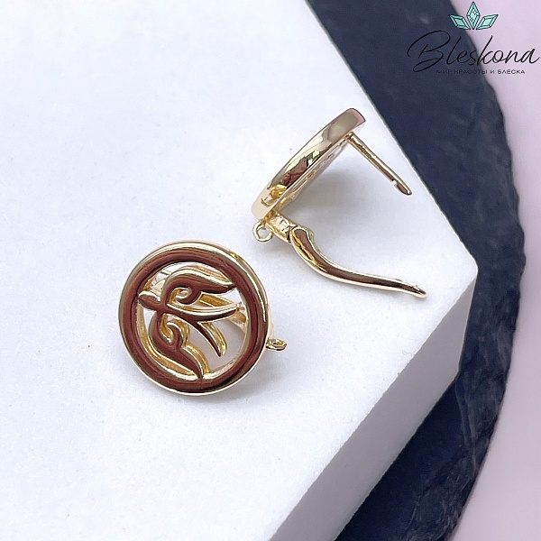 17*15 мм Цвет золото, Швензы Этно 