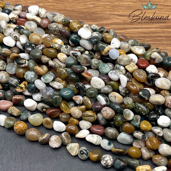 Агат индийский галтовка (5-7)*(6-7) мм