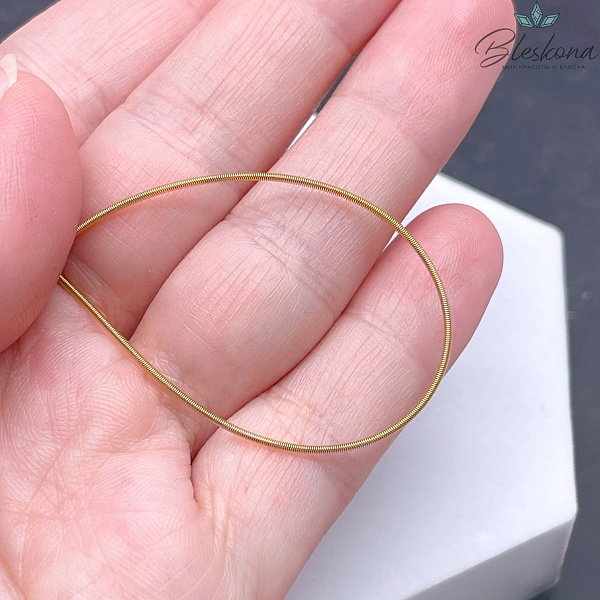 120*0,95 мм Цвет золото, Протектор в виде пружины 