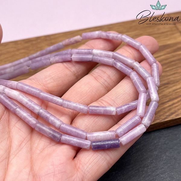 Лепидолит трубочки 13*4 мм 