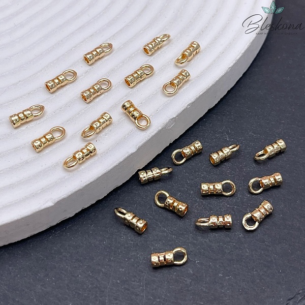 3*9 мм Цвет золото, Концевик для шнура