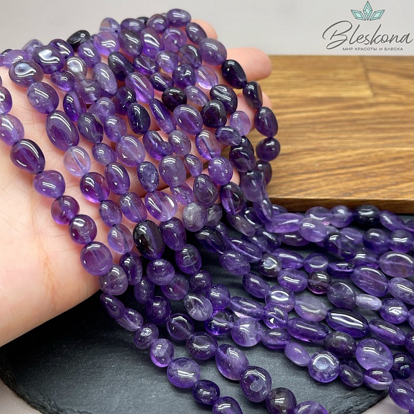 Аметист галтовка 6-9 мм