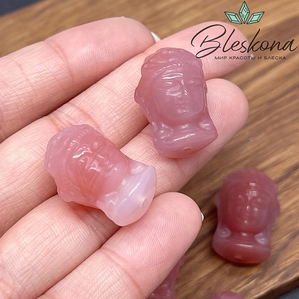 22*12 мм Резная бусина Гуань Инь (богиня милосердия) из Агата