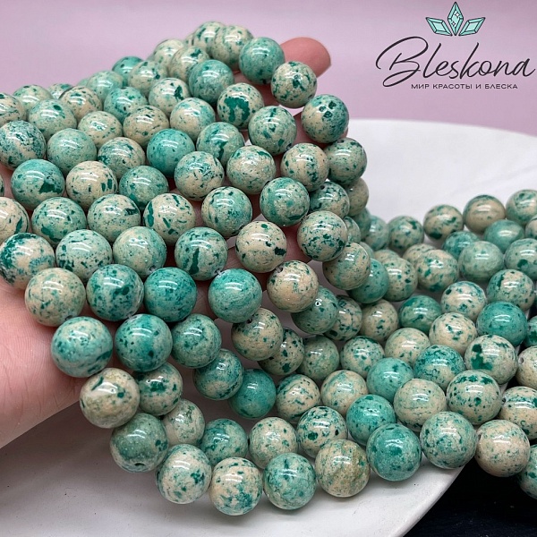 Кальцит зеленый тонированный 12 мм