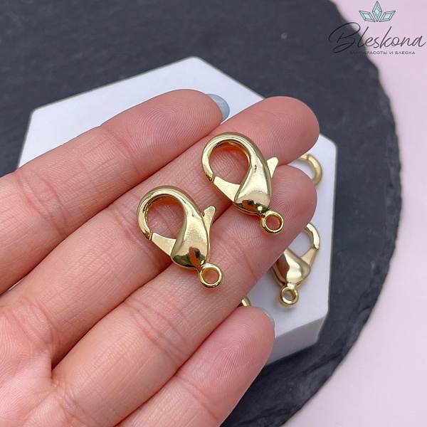 23 мм Цвет золото, Замок округлый