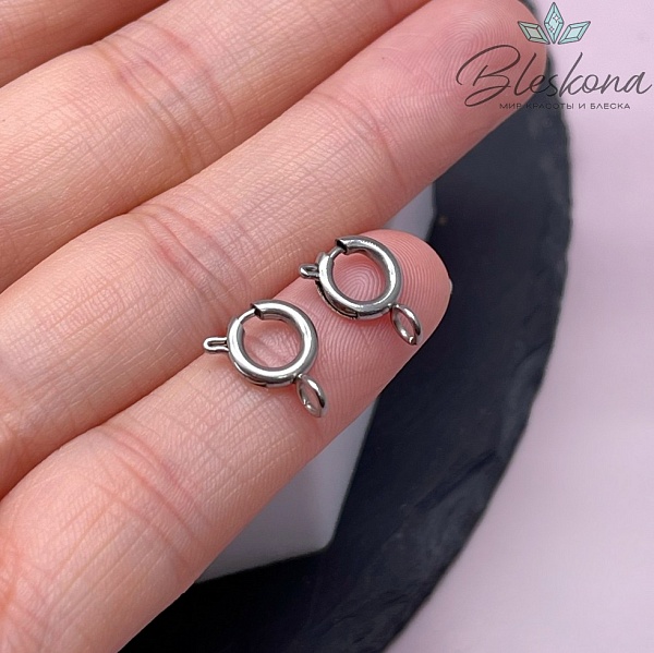 8 мм Цвет серебро, Замок шпрингель