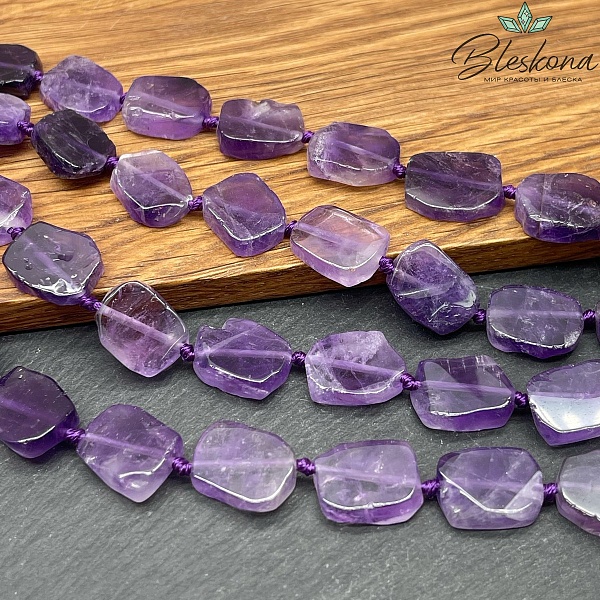 Аметист фриформ (14-15)*(10-11) мм