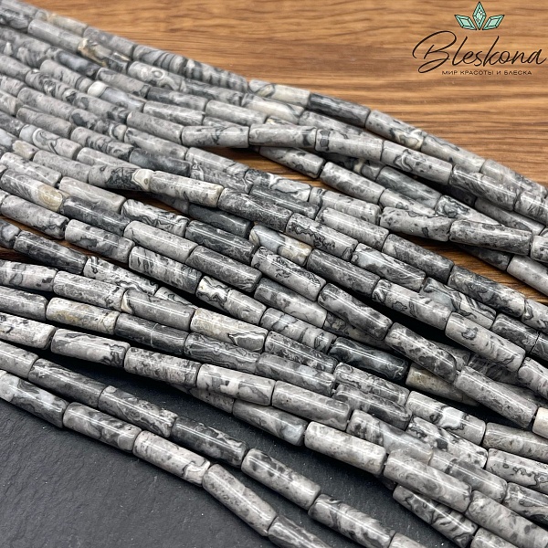 Яшма картографическая трубочки 13*4 мм