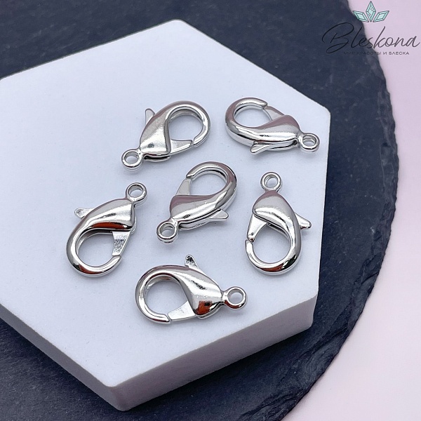 23 мм Цвет серебро, Замок округлый