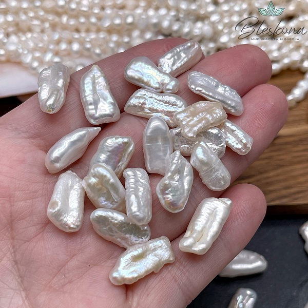 Жемчуг Бива фриформ штучно 14-17 мм