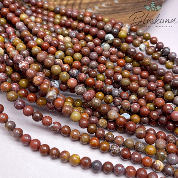 Агат Красный Чжаньго 6,5 мм