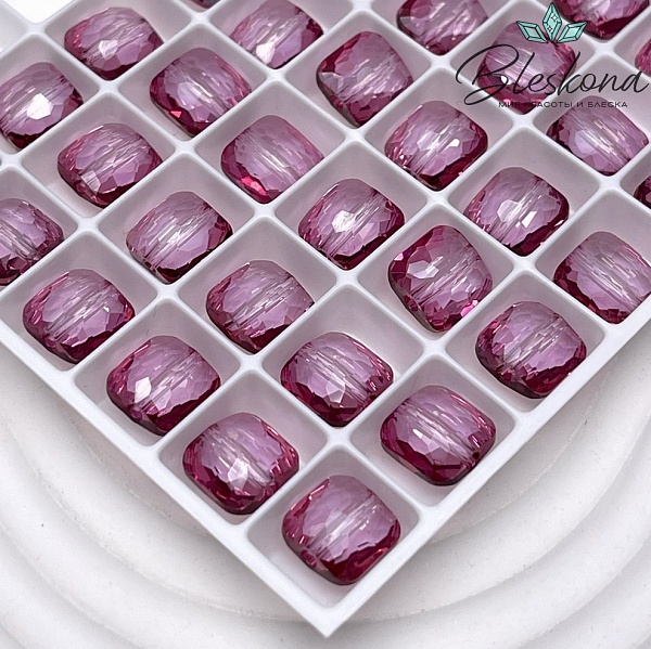 5035 Square Cusion 8 mm Light Amethyst