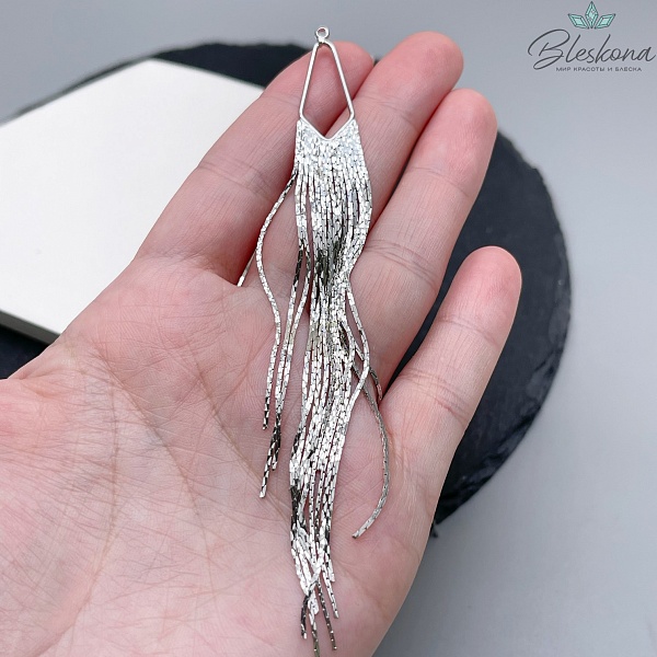 125*12 мм Цвет серебро, Подвеска шторка