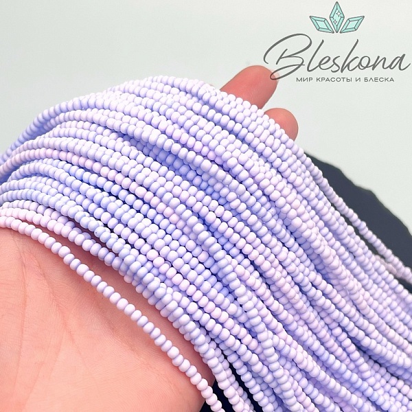 3*2 мм Бусины стекло рондель сине-  лиловые