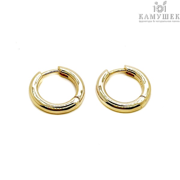 ⌀18мм Цвет золото, Швензы бублик Конго Люкс