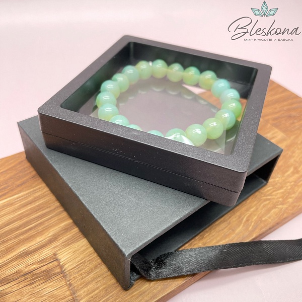 Прозрачный выдвижной дисплей для украшений черный 9,5 см