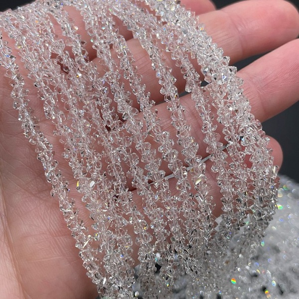 4 мм, Стекло Lux, треугольник, цвет прозрачный