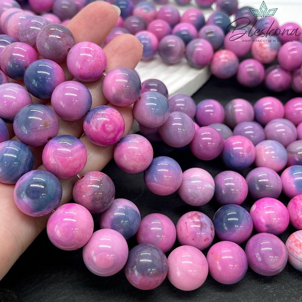 Агат с узором №20 14 мм