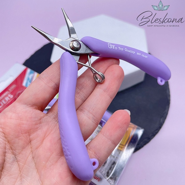 Круглогубцы GT MP-104P лавандовые
